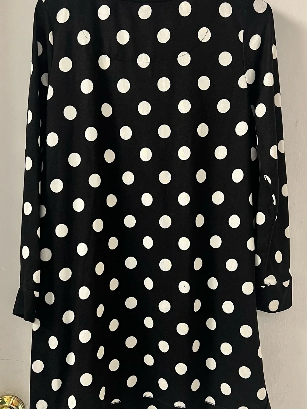kate spade Black and White Polka Dot Blouse small/medium